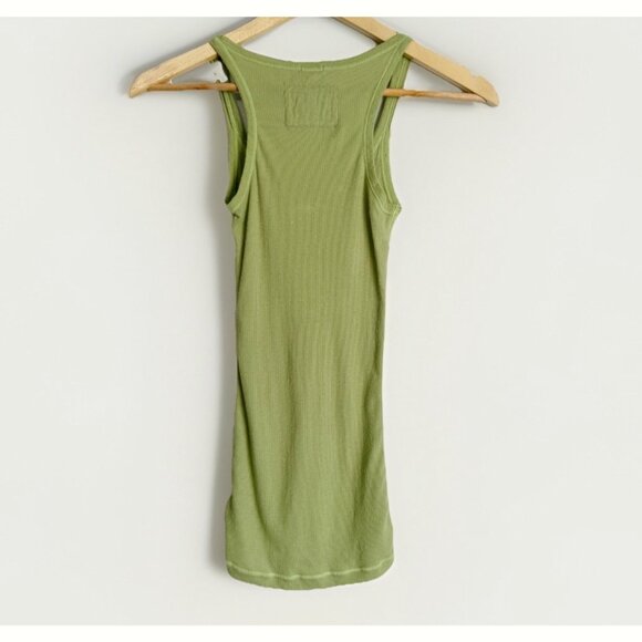 Abercrombie & Fitch Y2K Long Ribbed Tank Top M Elena Gilbert Vampire Diaries - Picture 7 of 7